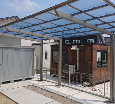 カーポート設置のイメージ