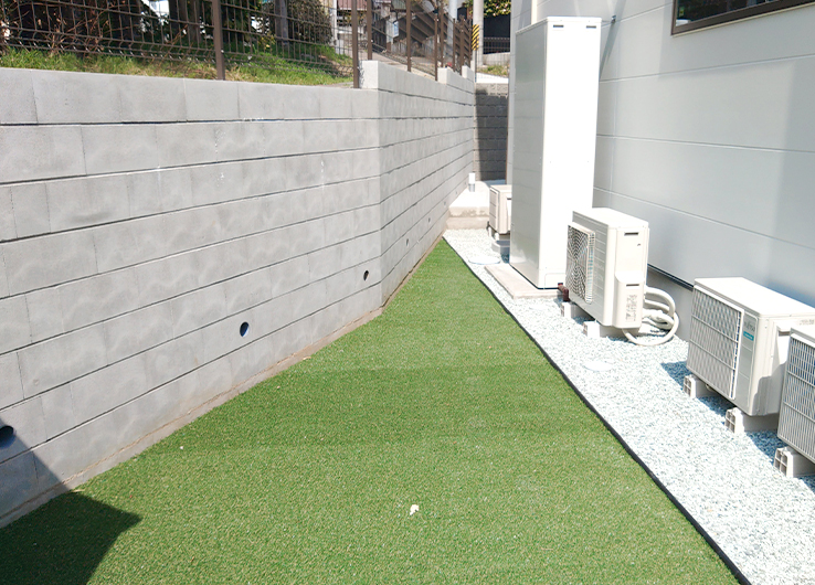 人工芝　ブロック