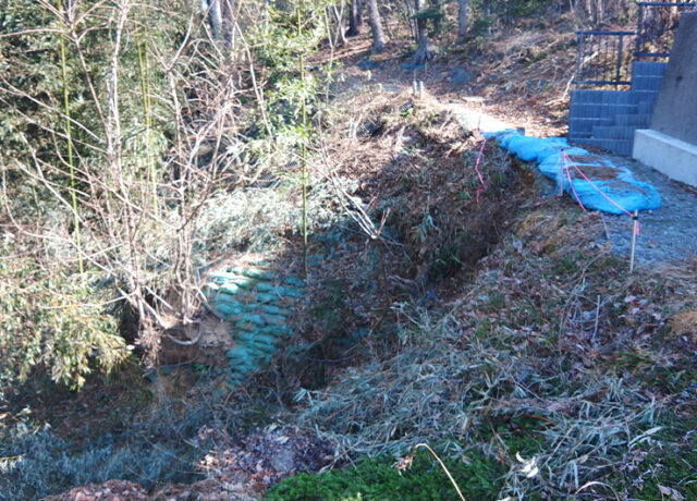 法面保護工事　ビフォー