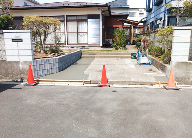 駐車場拡張工事