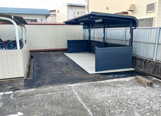 アパート 自転車置き場